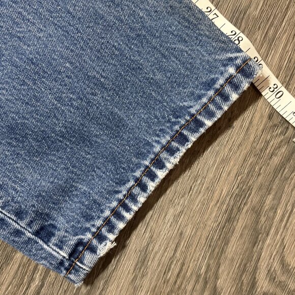 Levis Mens 550 Relaxed Fit Jeans 34x30 Medium Wash Denim Straight Leg 00s - Picture 8 of 16